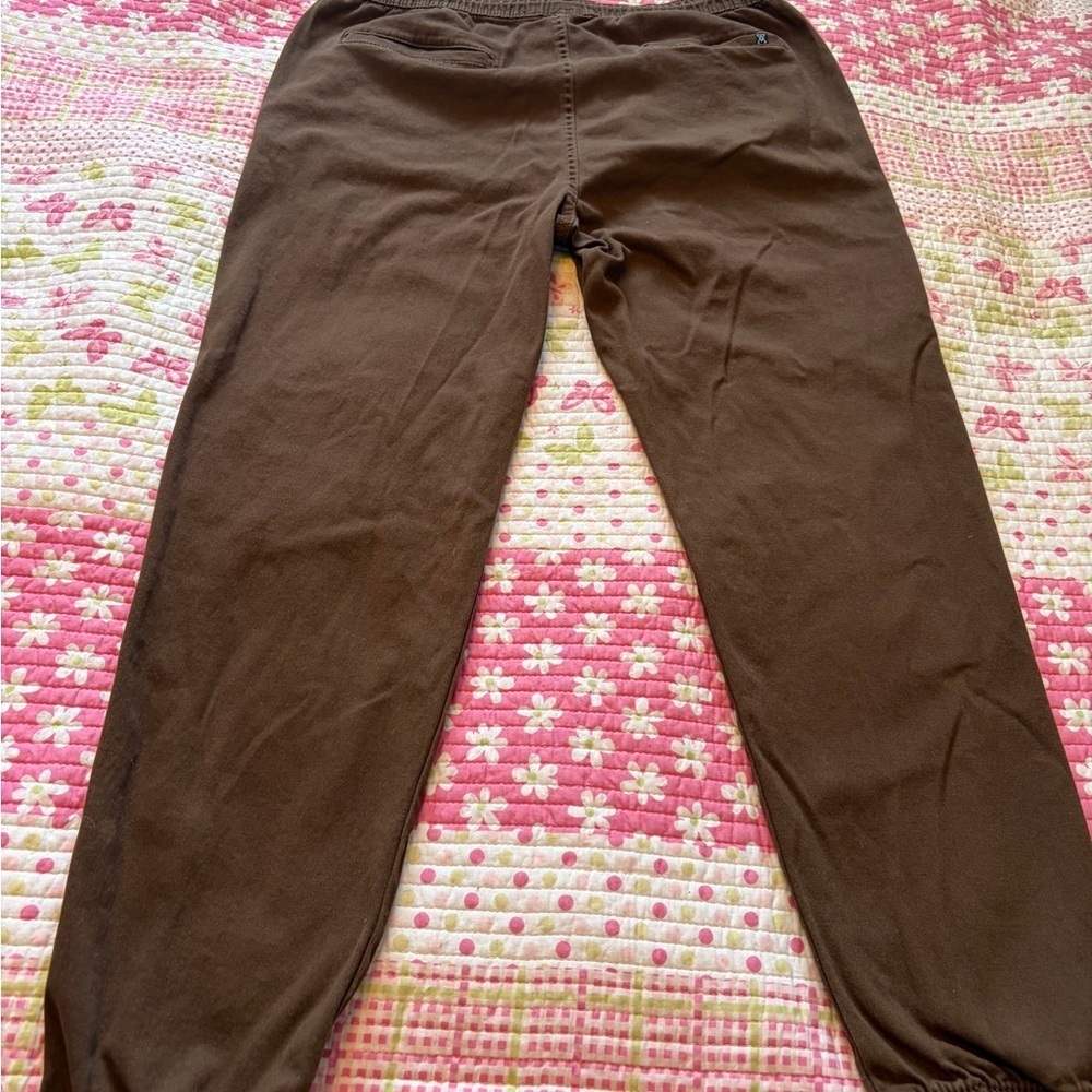 Arsenic Brown Joggers-Drawstring-Size Large-2Front Pockets/2Back Pockets - Picture 3 of 10